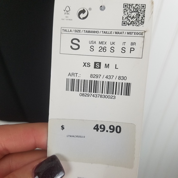 Zara Basic Gold Metallic Leopard Print Romper - Picture 7 of 8